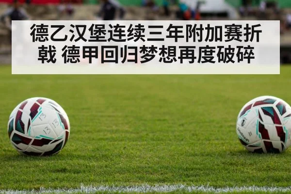 德乙汉堡连续三年附加赛折戟 德甲回归梦想再度破碎